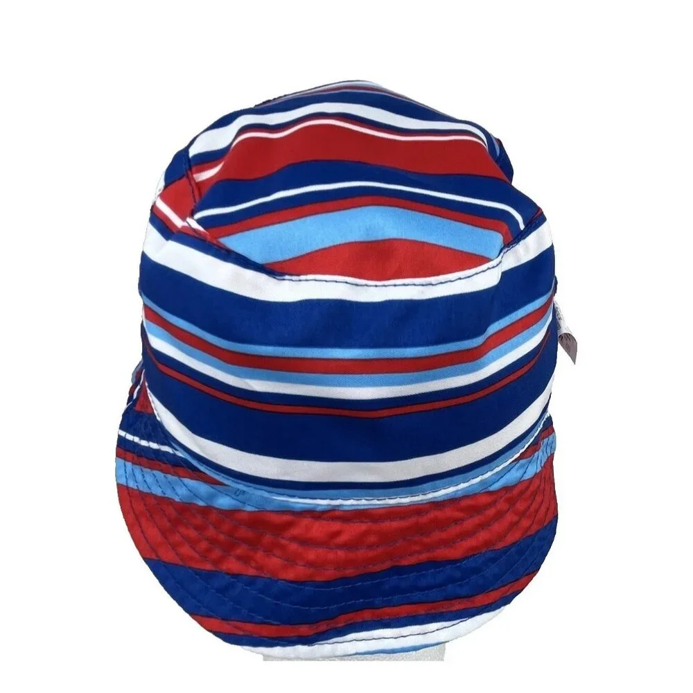 UV Skinz UPF 50 Reversible Bucket Hat Kids 3T Striped Sunwear Protect